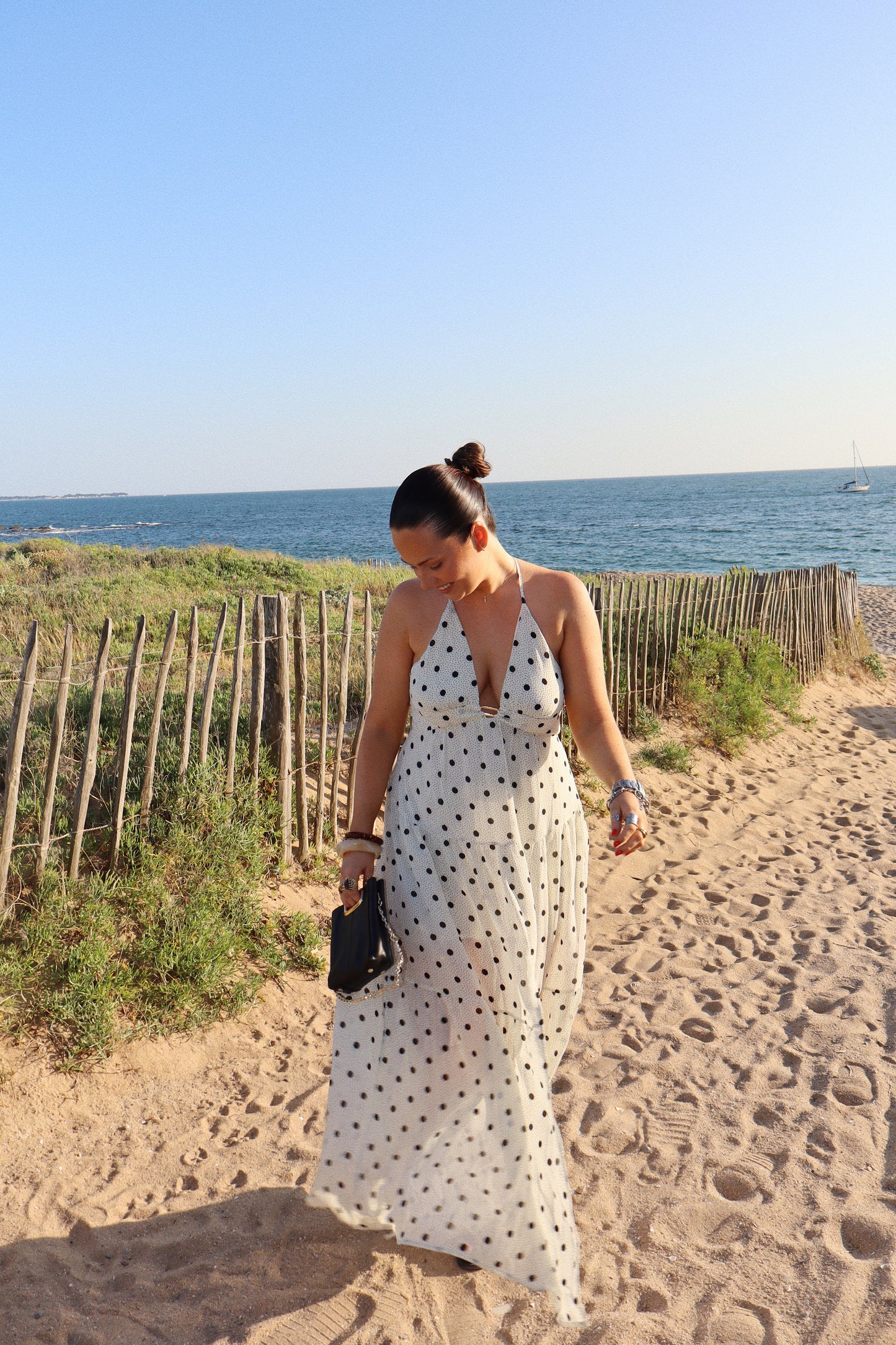 ROBE À POIS