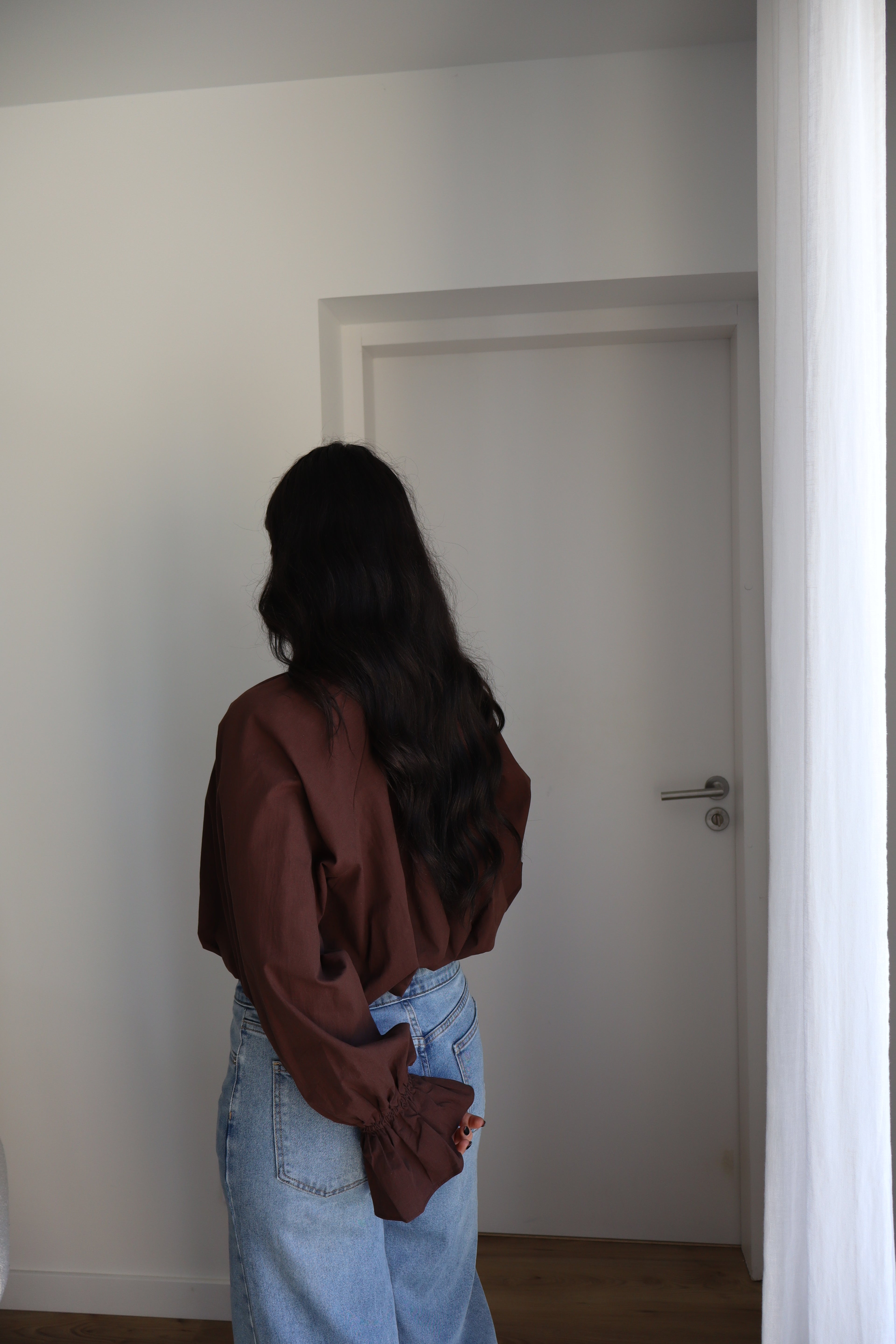 BLOUSE EULALIE CHOCO