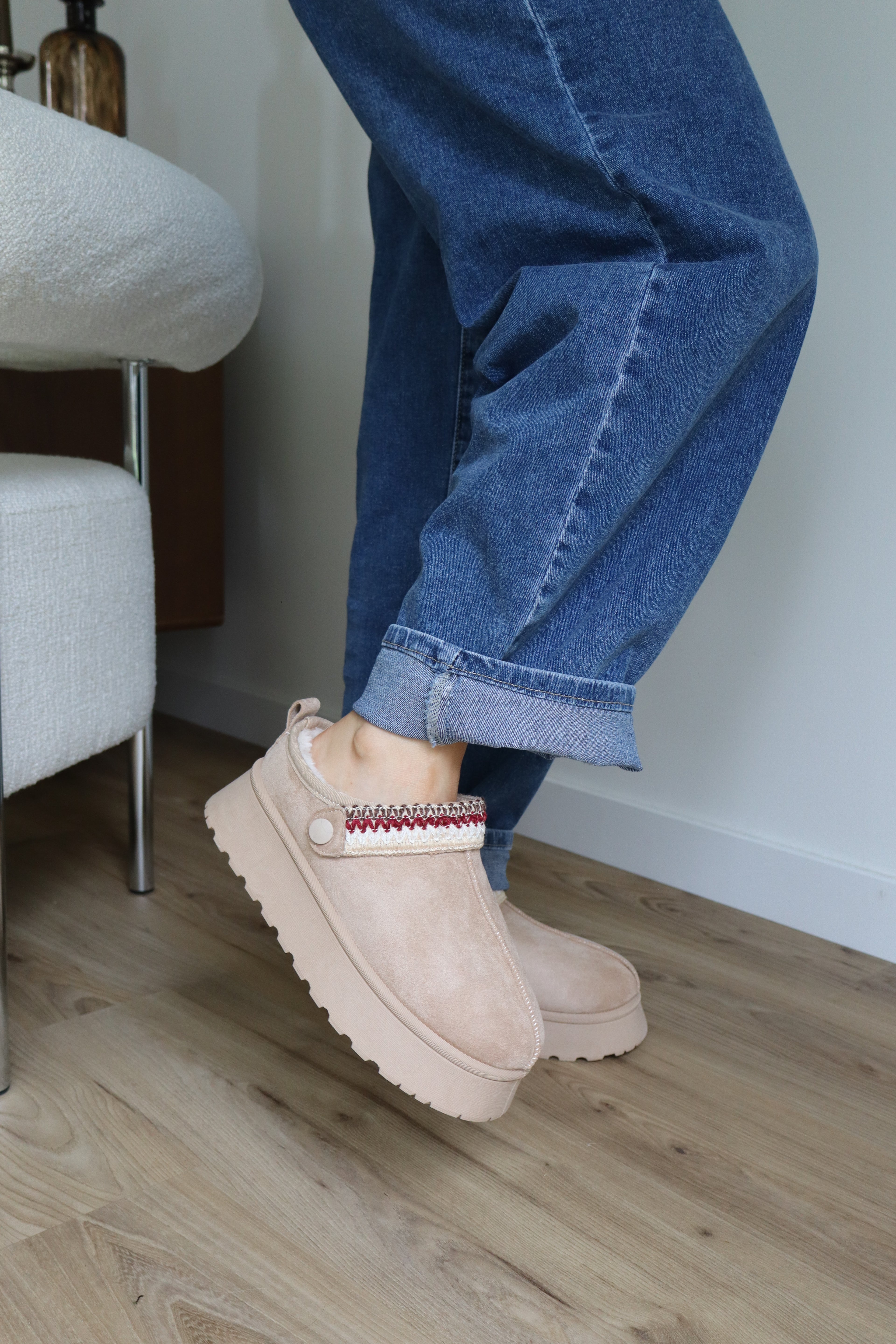 CHAUSSURES FOURRÉES CLARISSE BEIGE