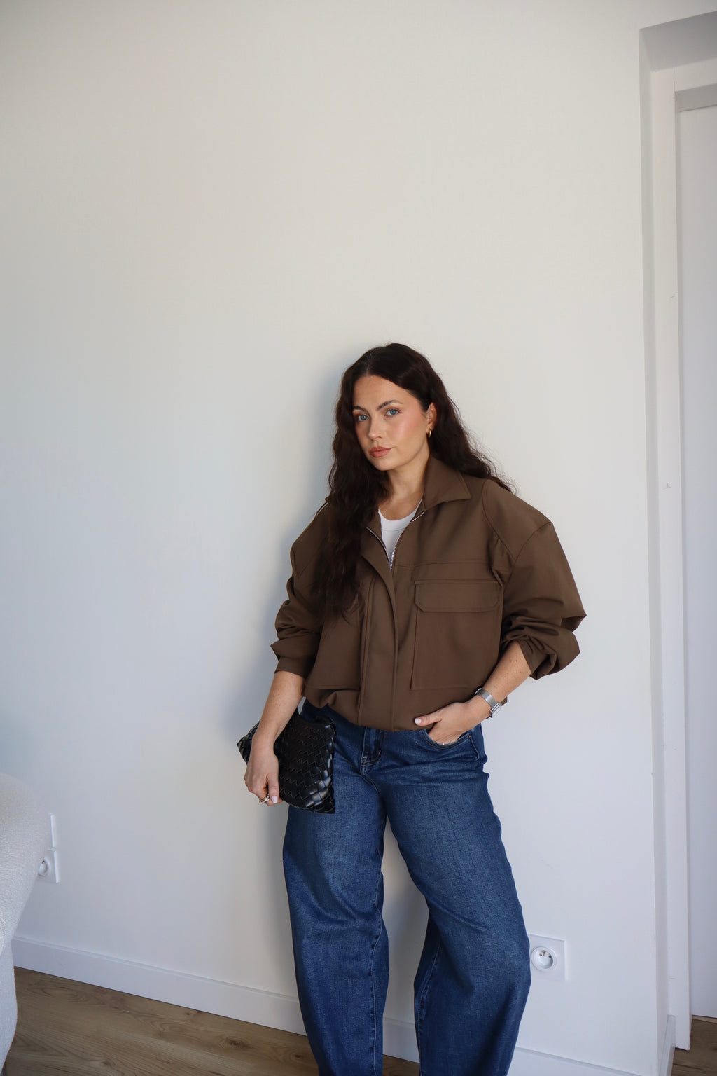 VESTE ADELE MARRON