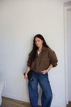 VESTE ADELE MARRON