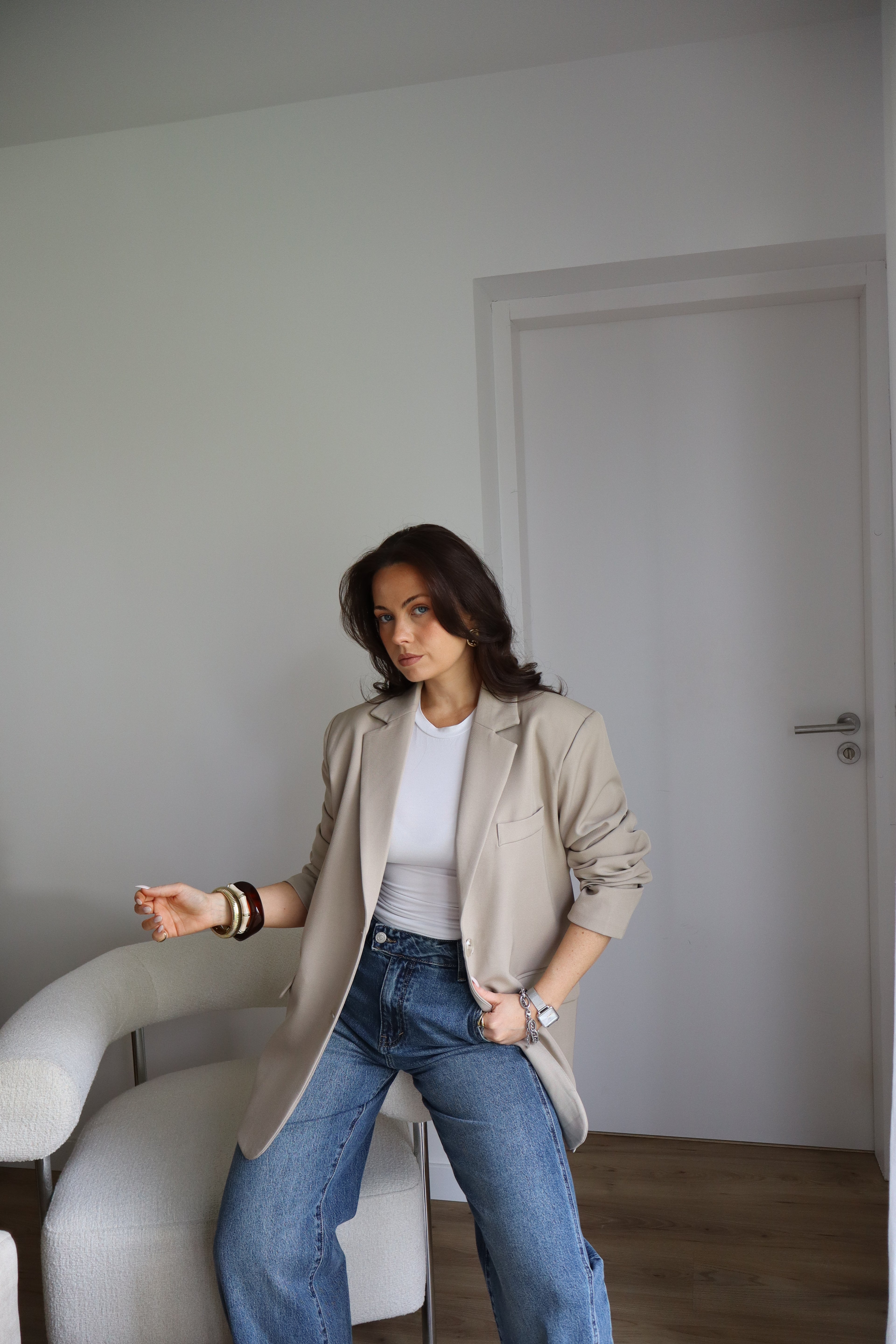 BLAZER BLANDINE BEIGE