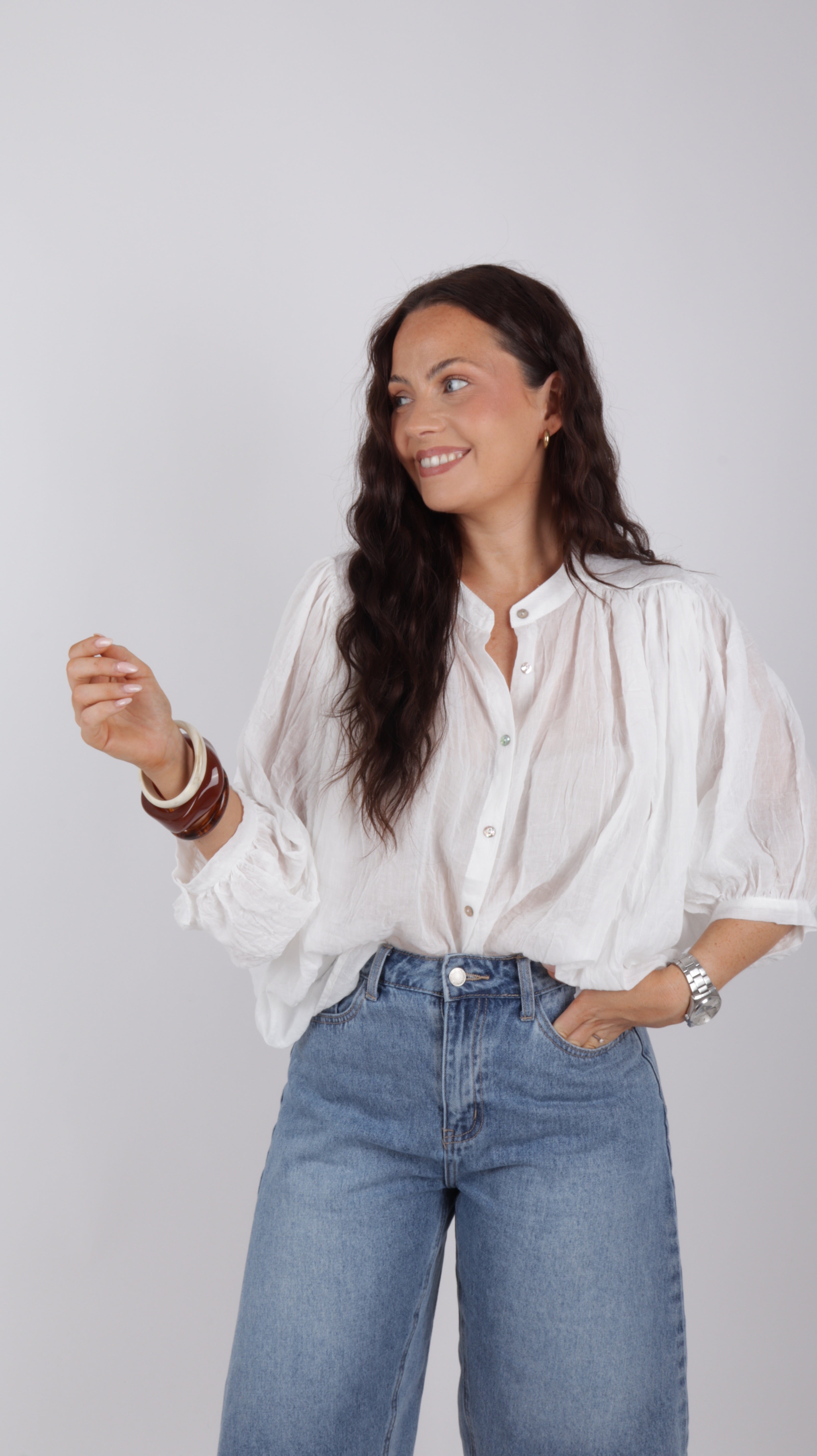 CHEMISE LIA BLANCHE