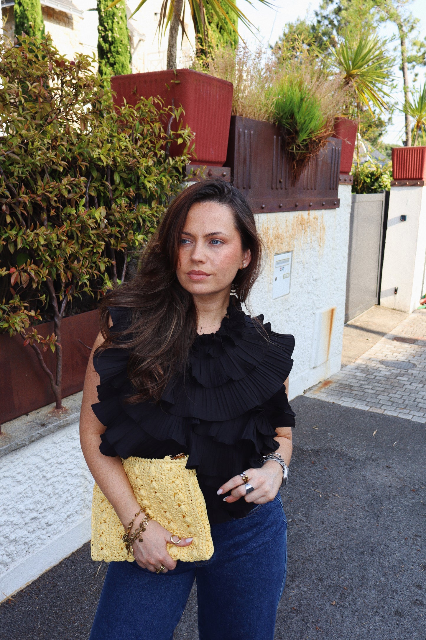TOP FROUFROU NOIR