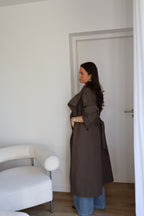 TRENCH LONG KAKI BASILE