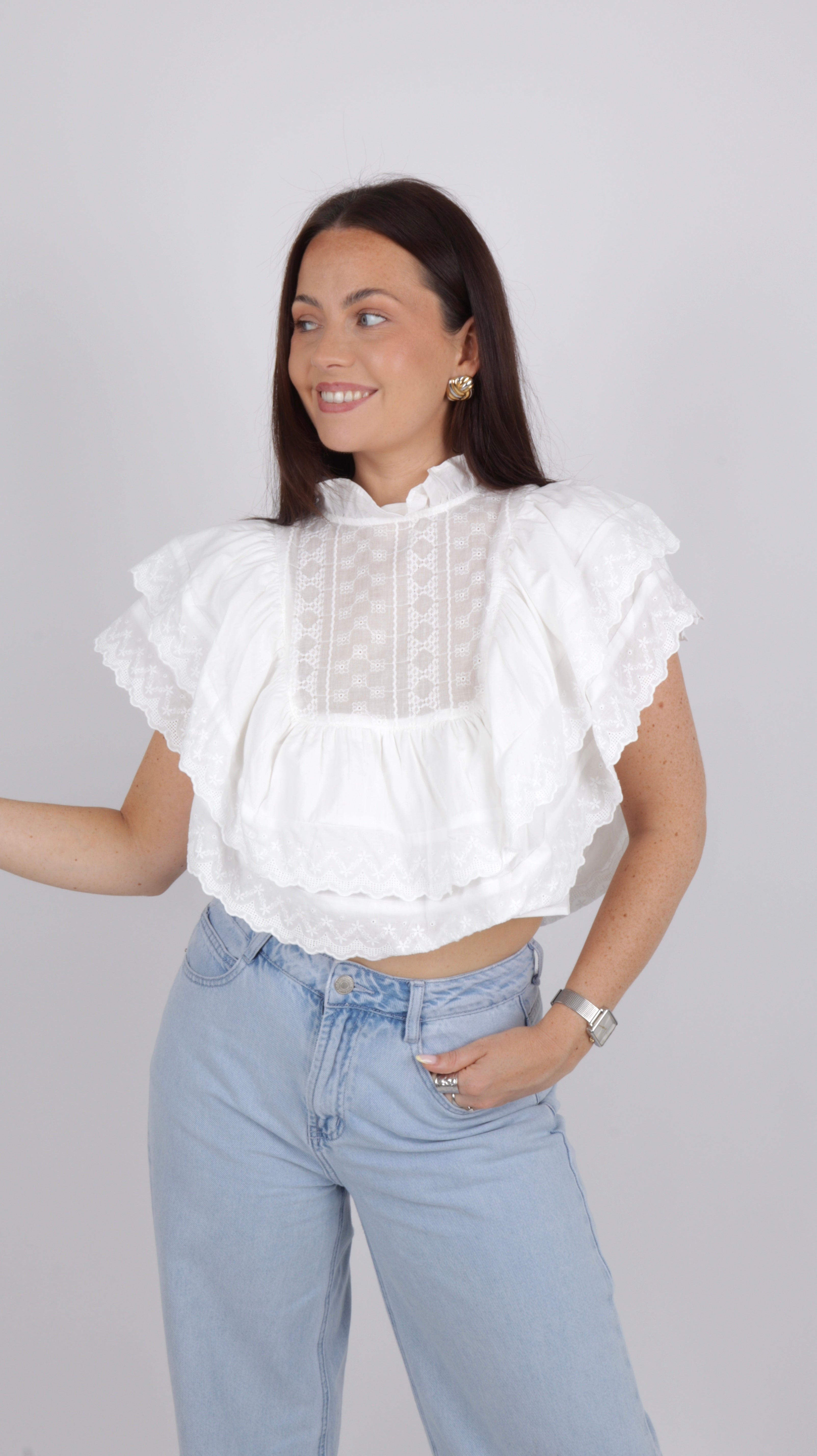 BLOUSE LARA BLANC