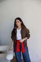 VESTE ADELE MARRON
