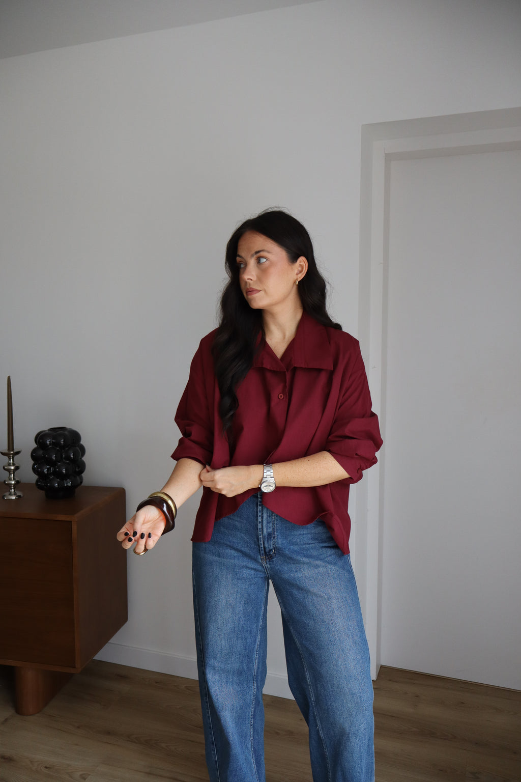 CHEMISE APPOLINE PRUNE