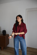CHEMISE APPOLINE PRUNE