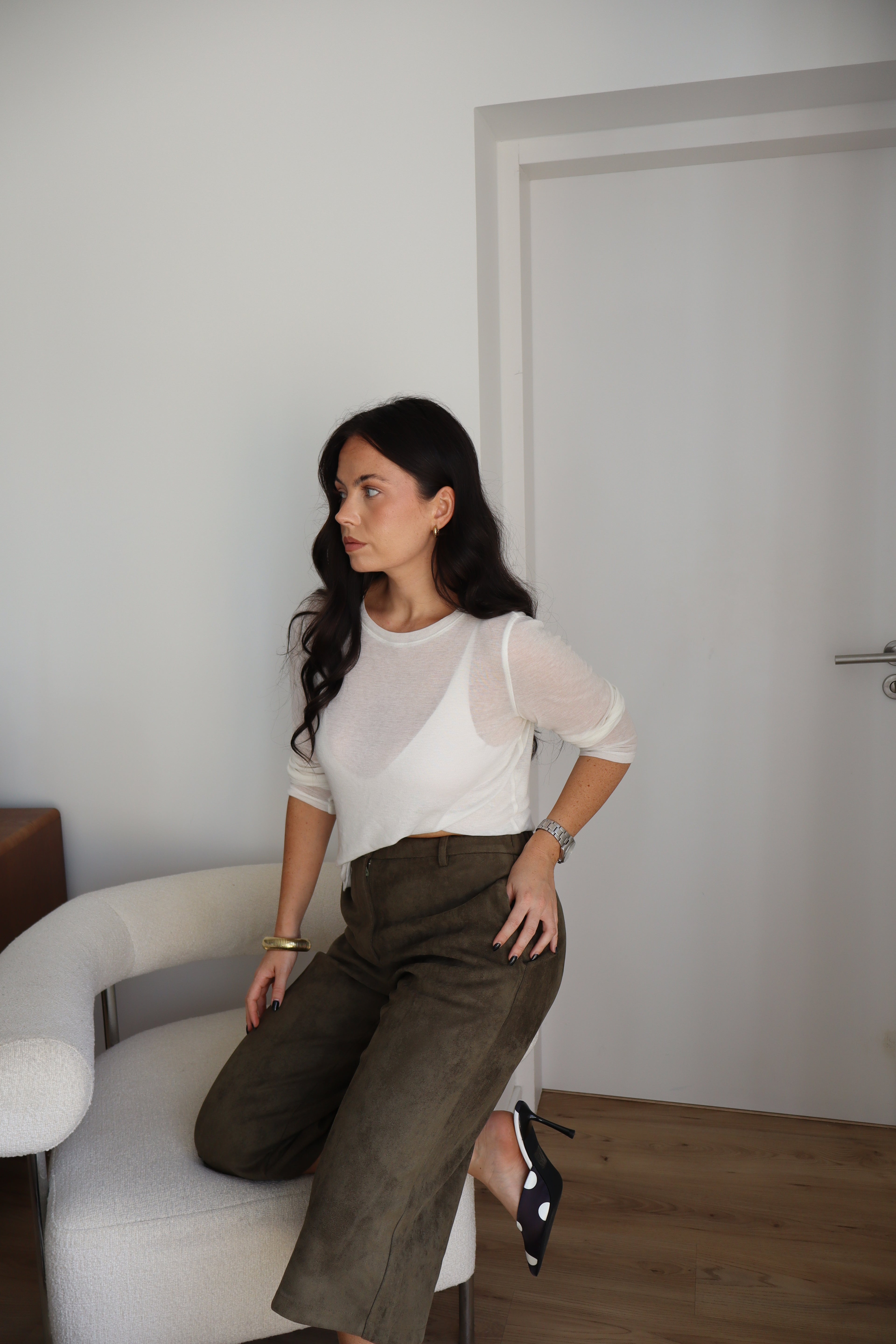 BERMUDA SUEDE NOA KHAKI