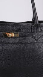 SAC CUIR ELSA NOIR