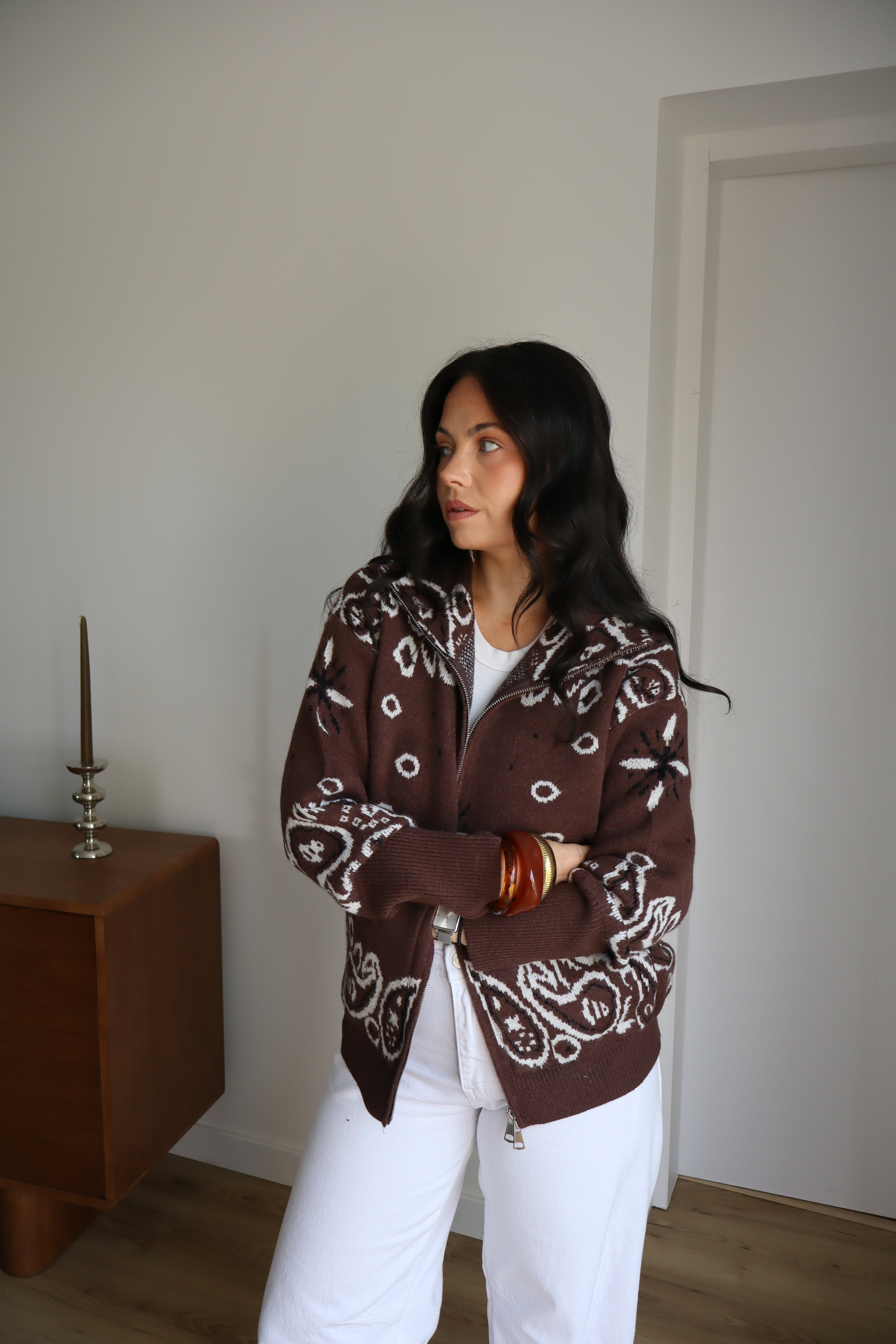 GILET BANDANA CHOCO