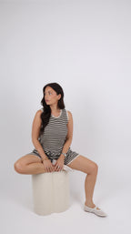 SHORT CROCHET ROMANE NOIR