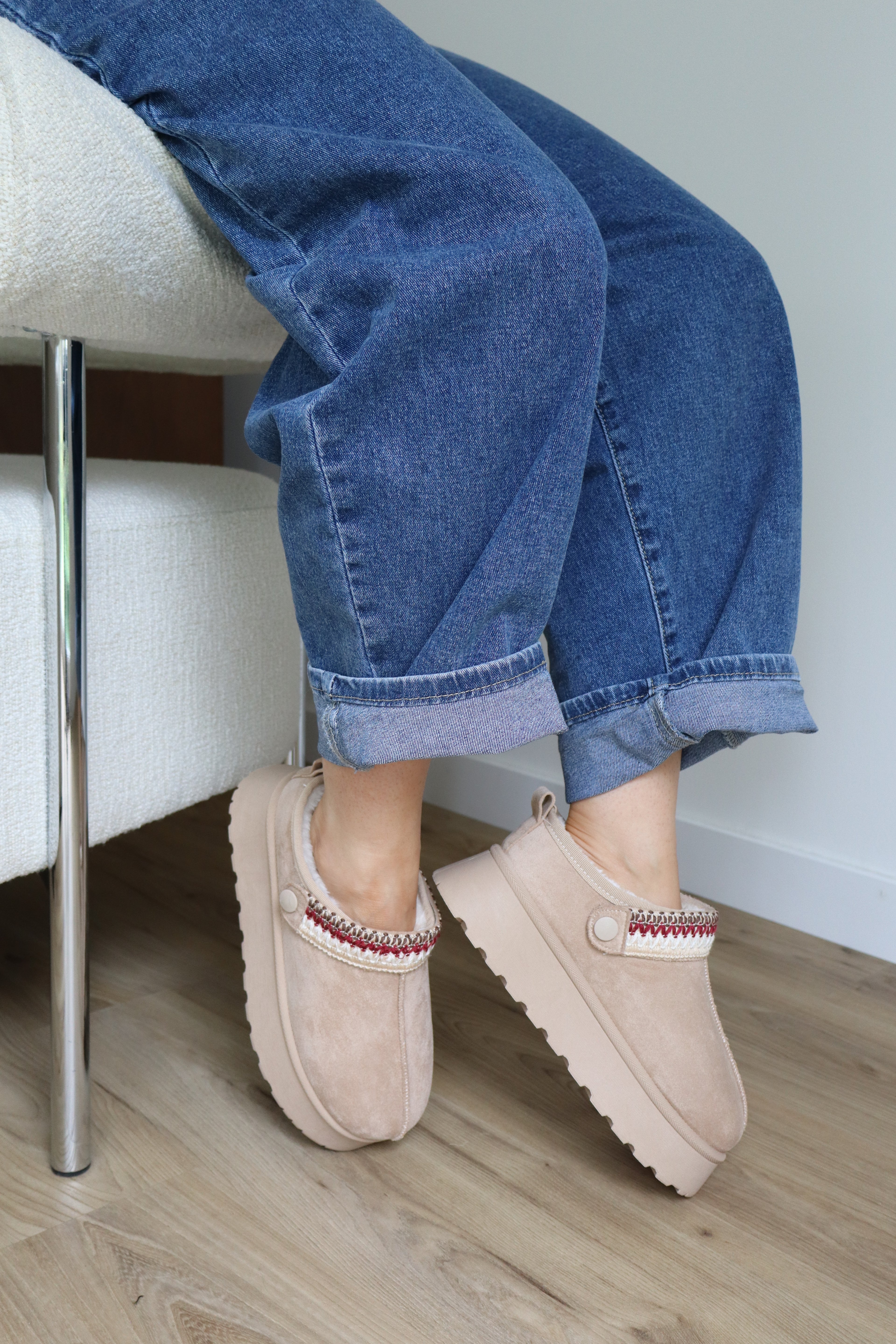 CHAUSSURES FOURRÉES CLARISSE BEIGE