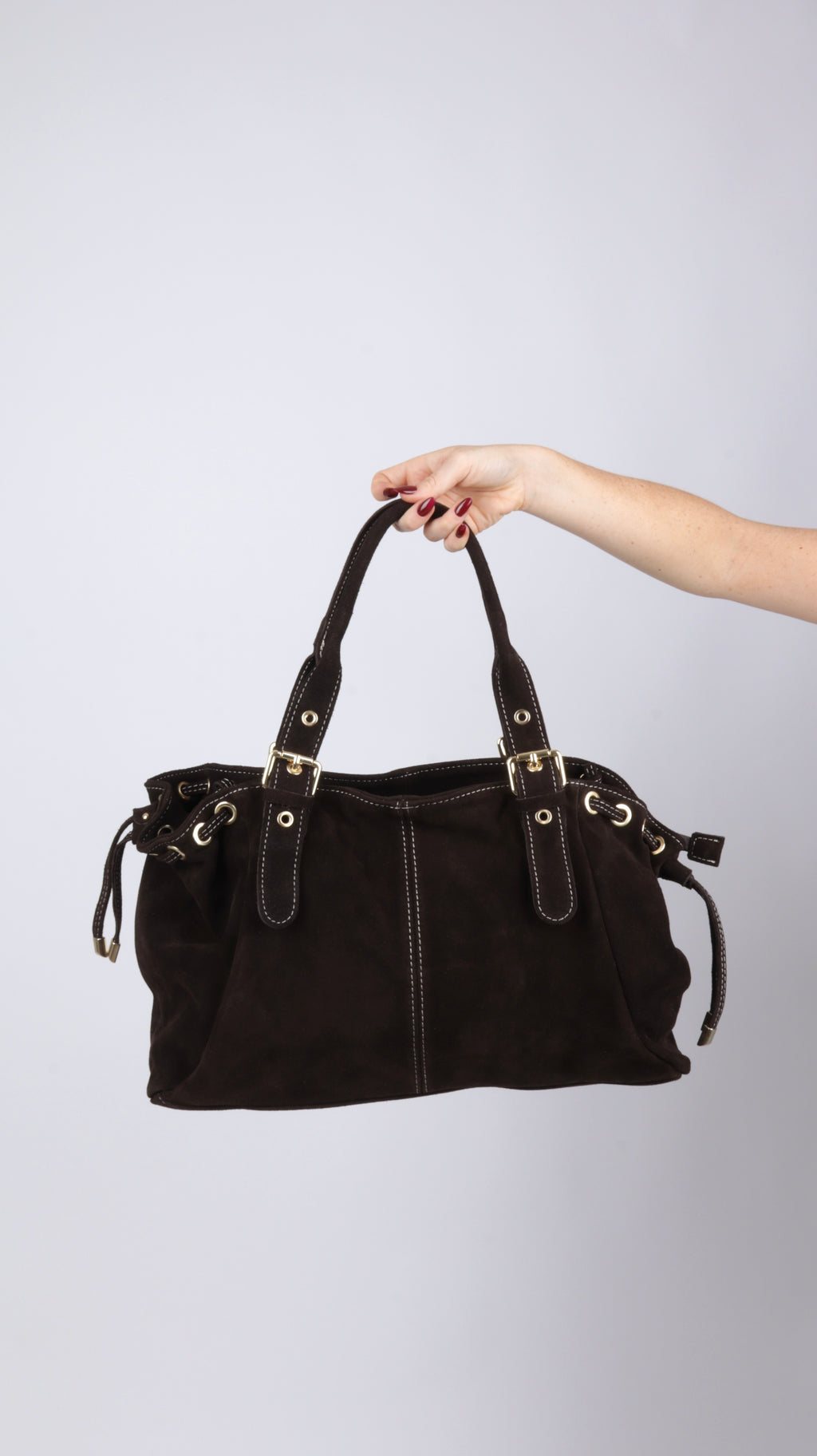 SAC SUEDE LISA MARRON
