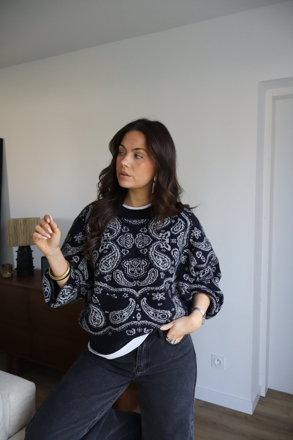 PULL CARMEN BLEU MARINE