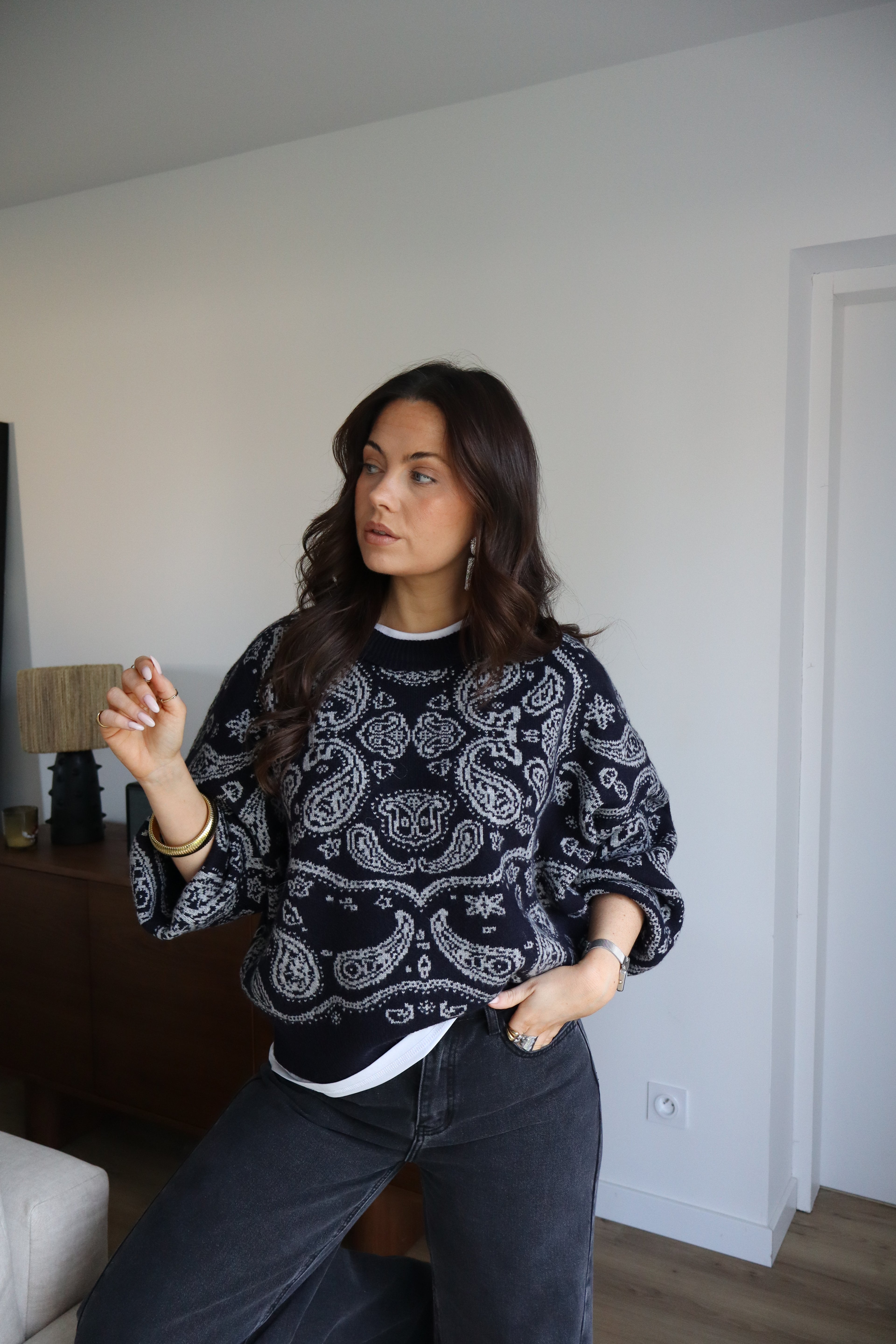 PULL CARMEN BLEU MARINE