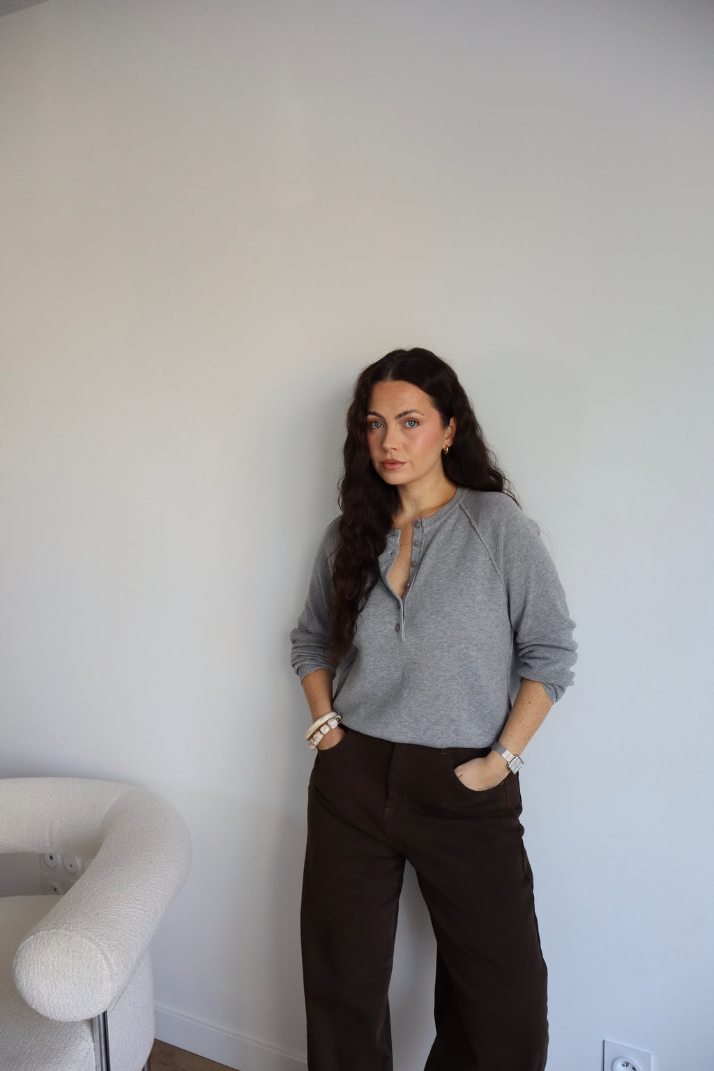 PULL ANDREA GRIS