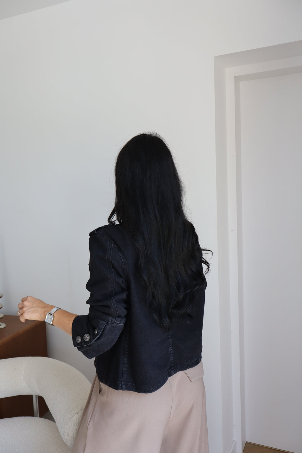 VESTE JEAN ZIA NOIR