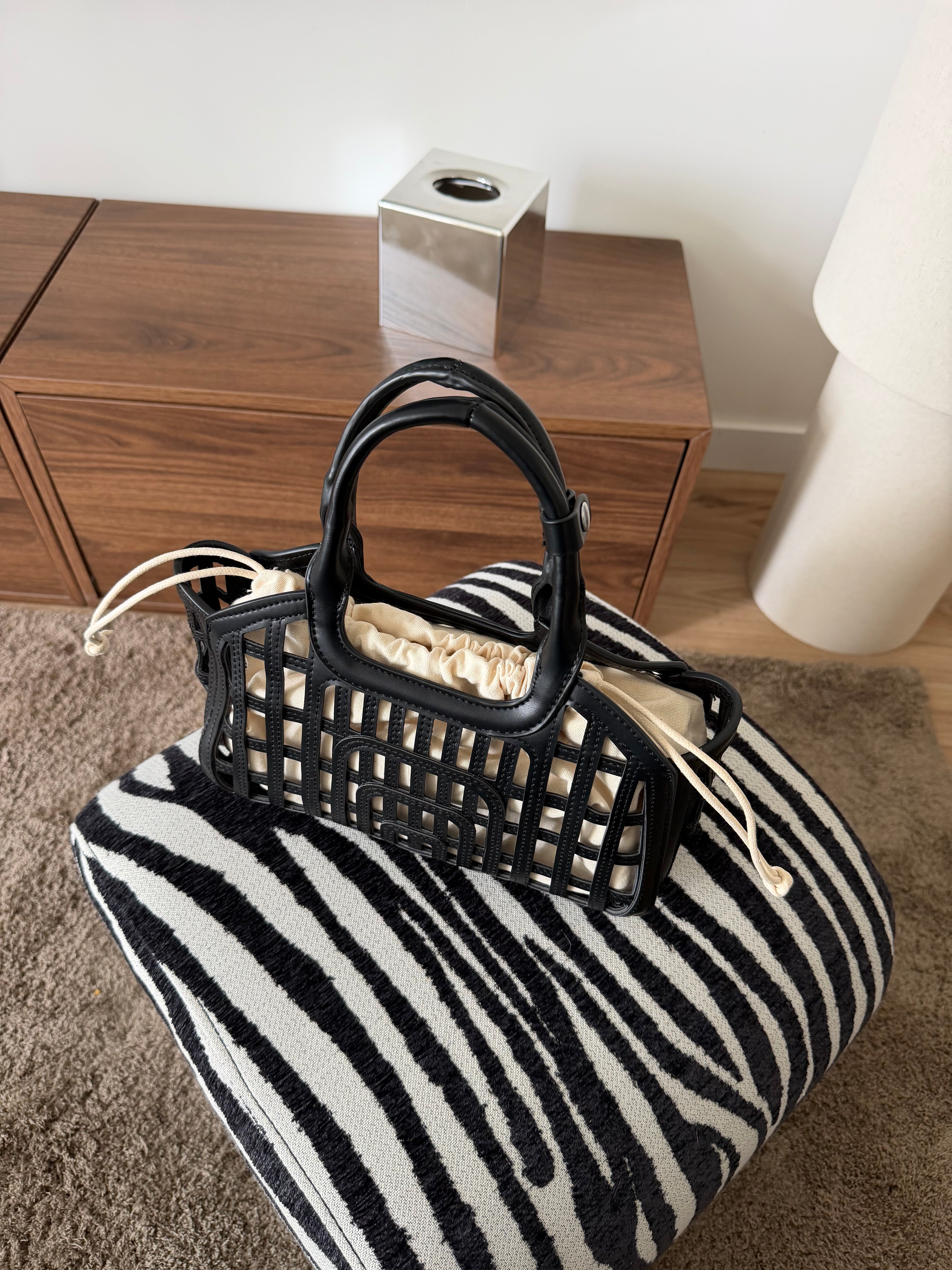 SAC PANIER PAOLA NOIR