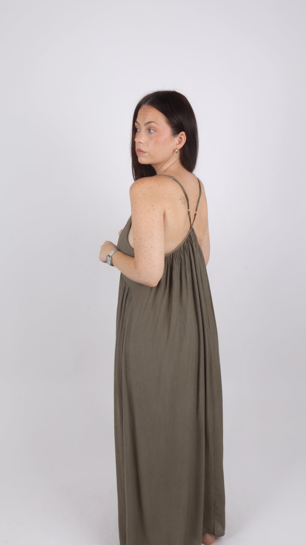ROBE LINA KAKI