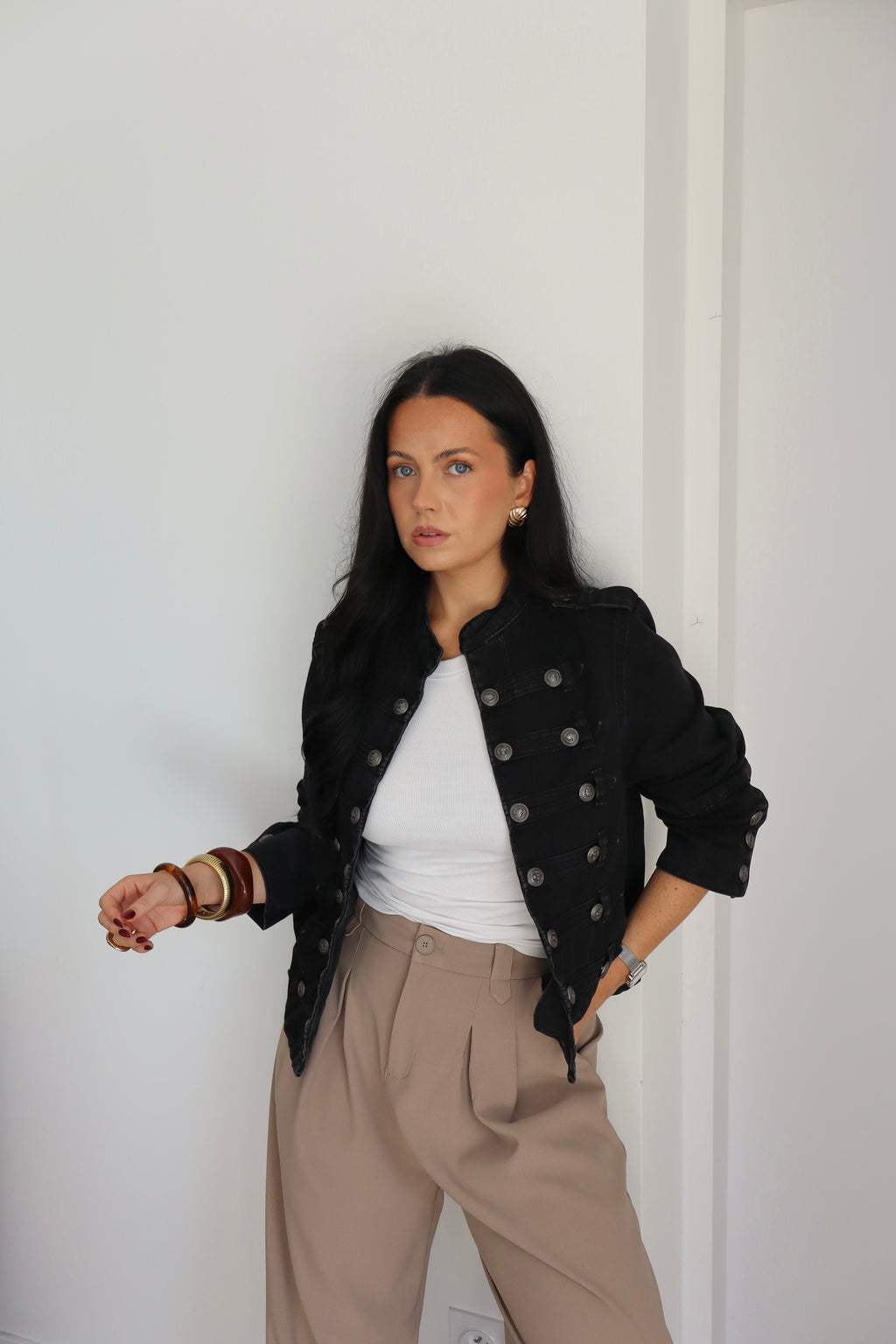 VESTE JEAN ZIA NOIR