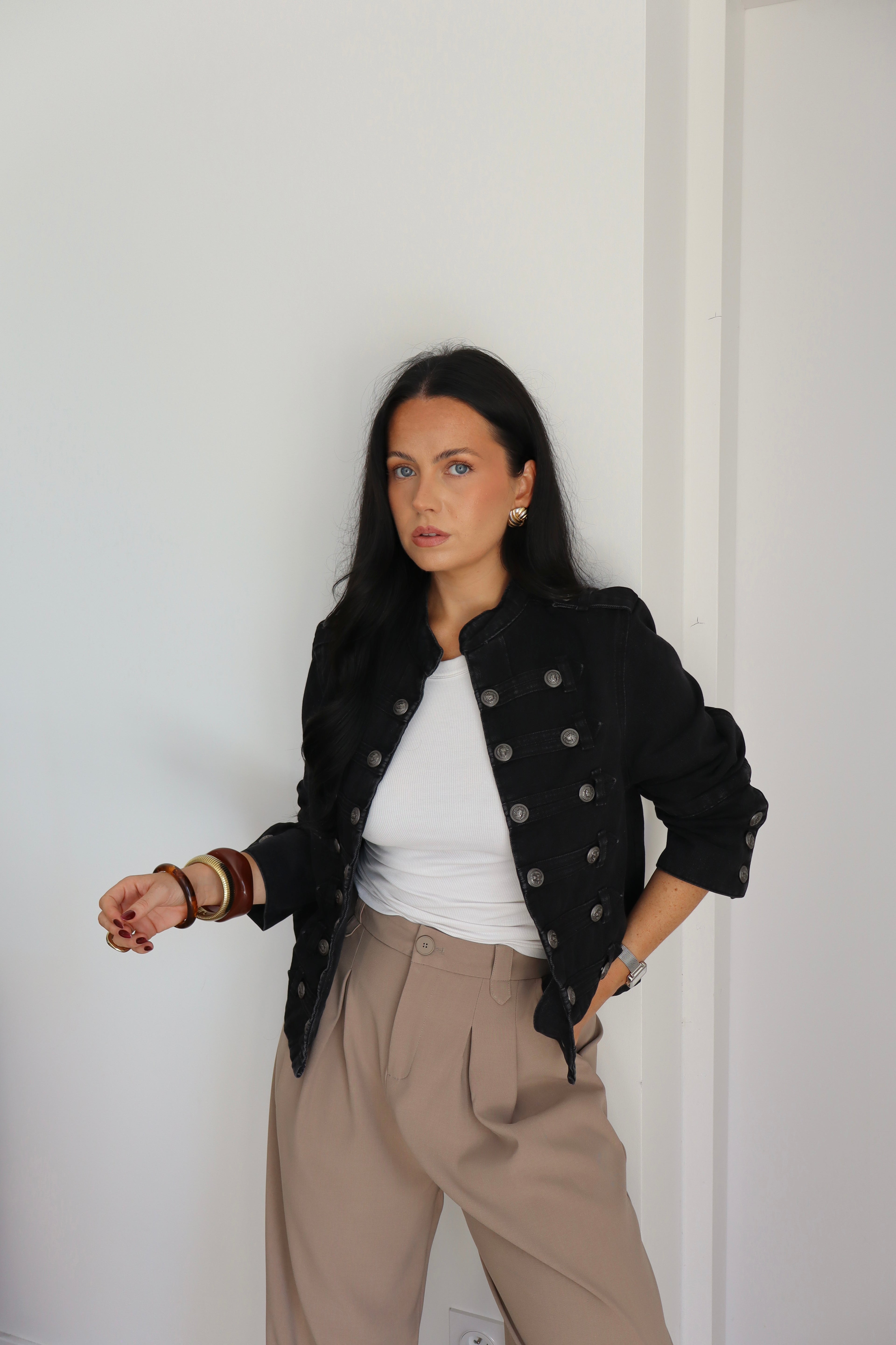 VESTE JEAN ZIA NOIR