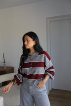 PULL NINA RAYE BORDEAUX