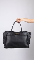 SAC CUIR ELSA NOIR