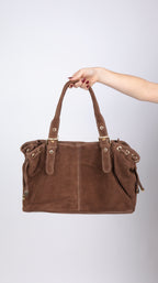 SAC SUEDE LISA COGNAC