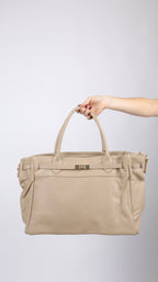 SAC CUIR ELSA TAUPE