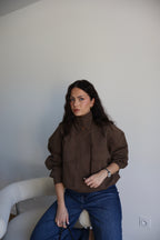 VESTE ADELE MARRON