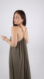 ROBE LINA KAKI