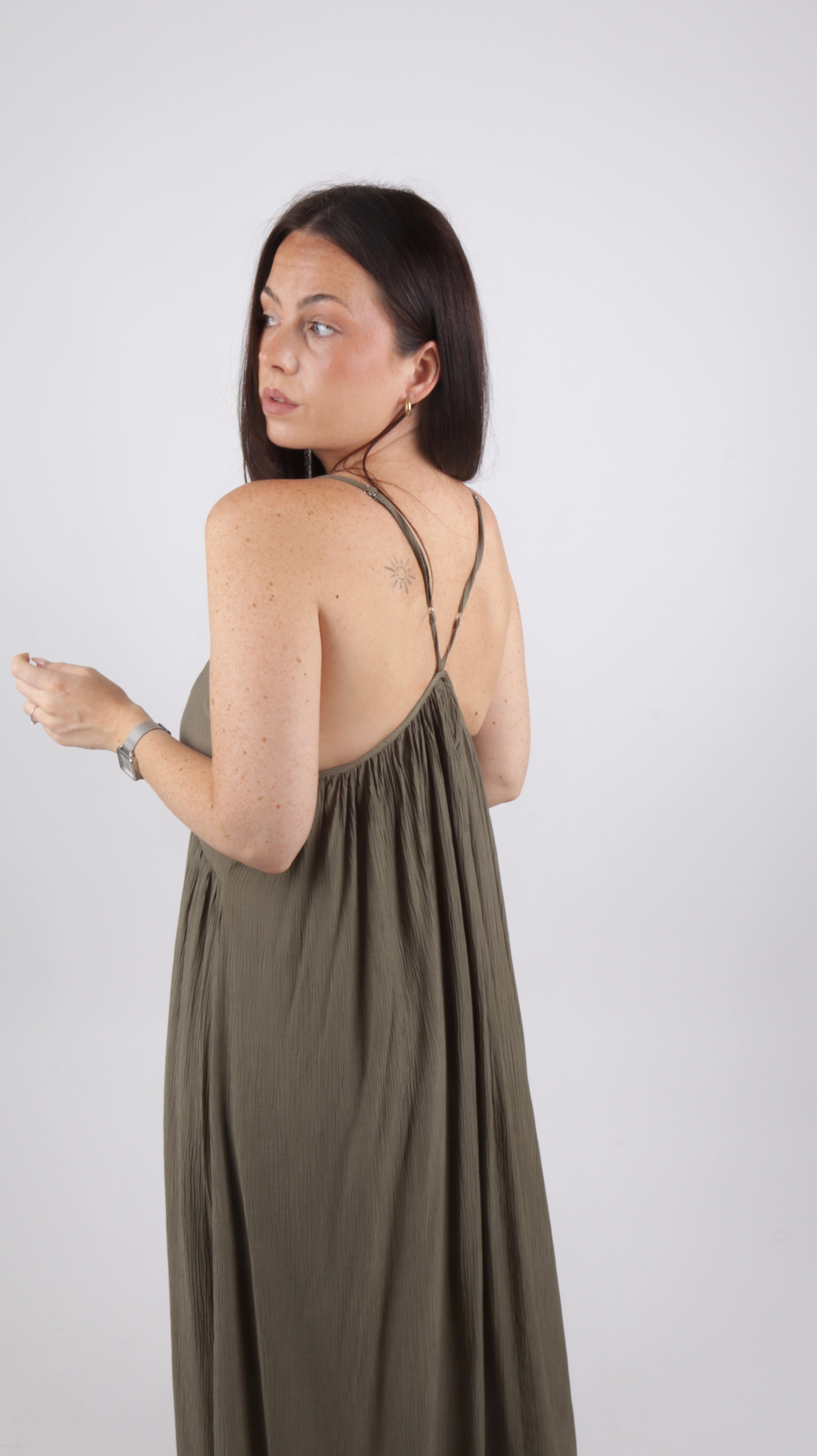 ROBE LINA KAKI