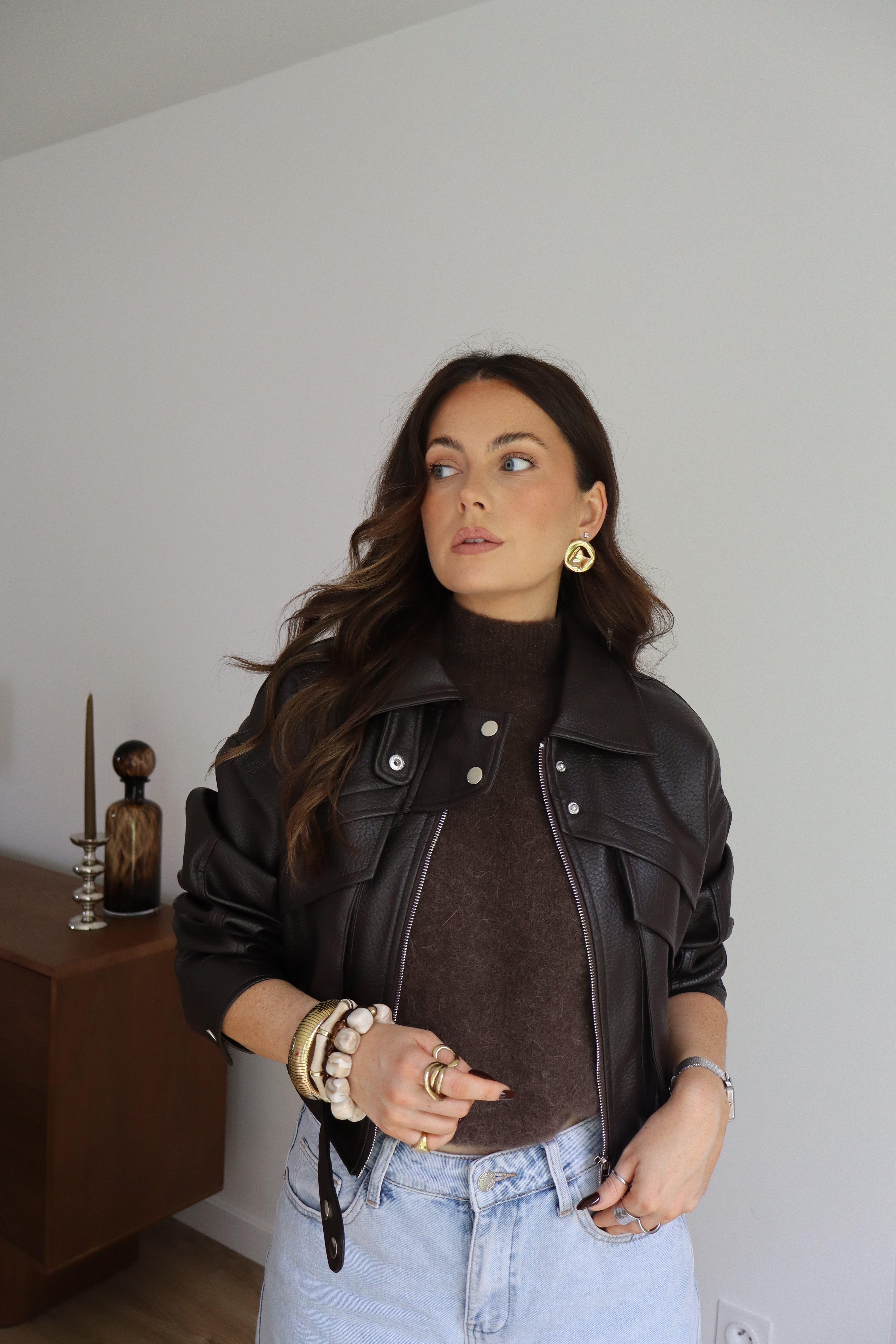 VESTE FABI MARRON