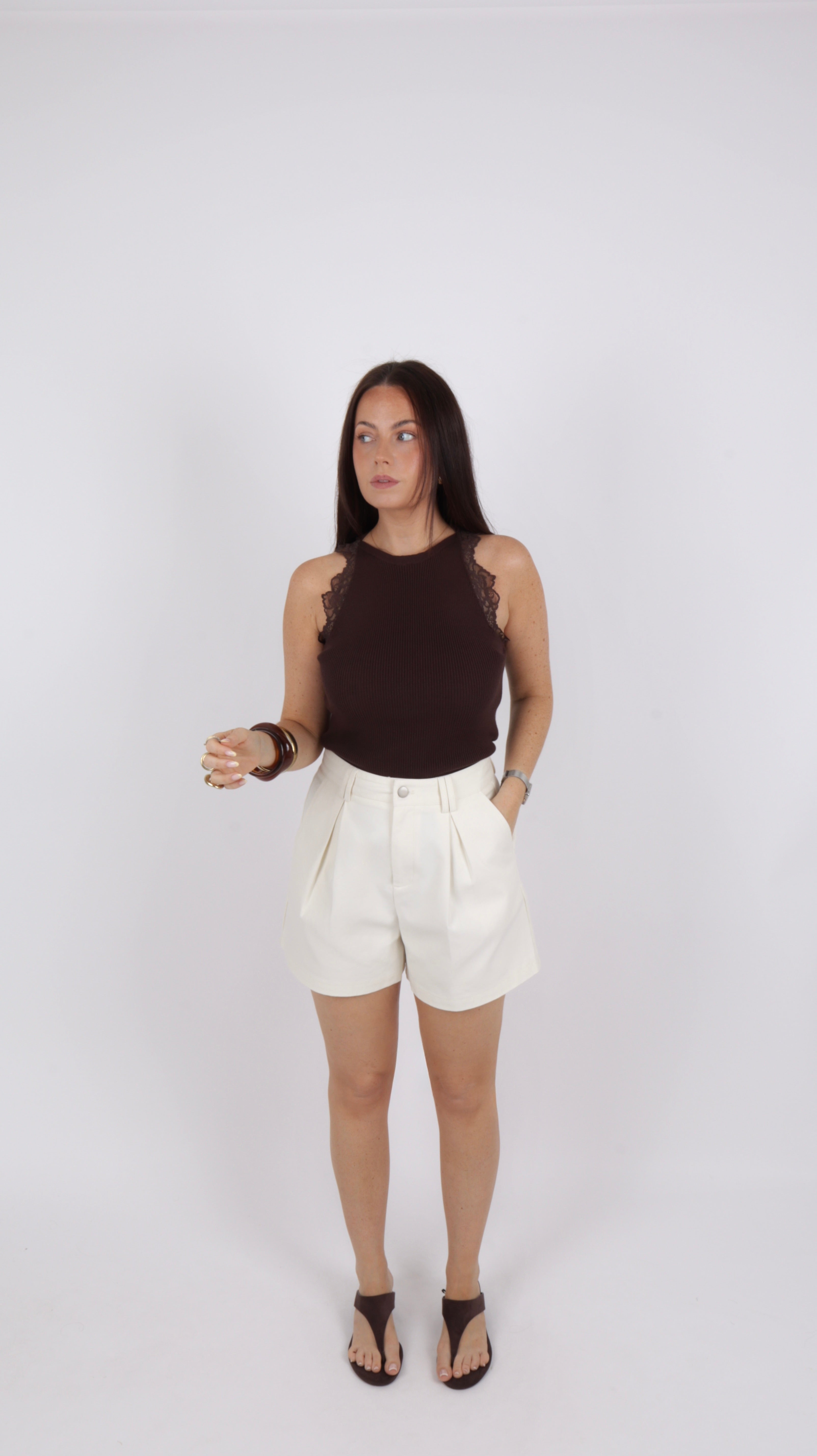 SHORT GARANCE BEIGE