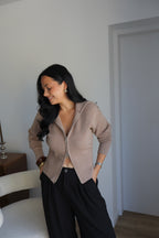 GILET ZIPPÉ SOLEA BEIGE
