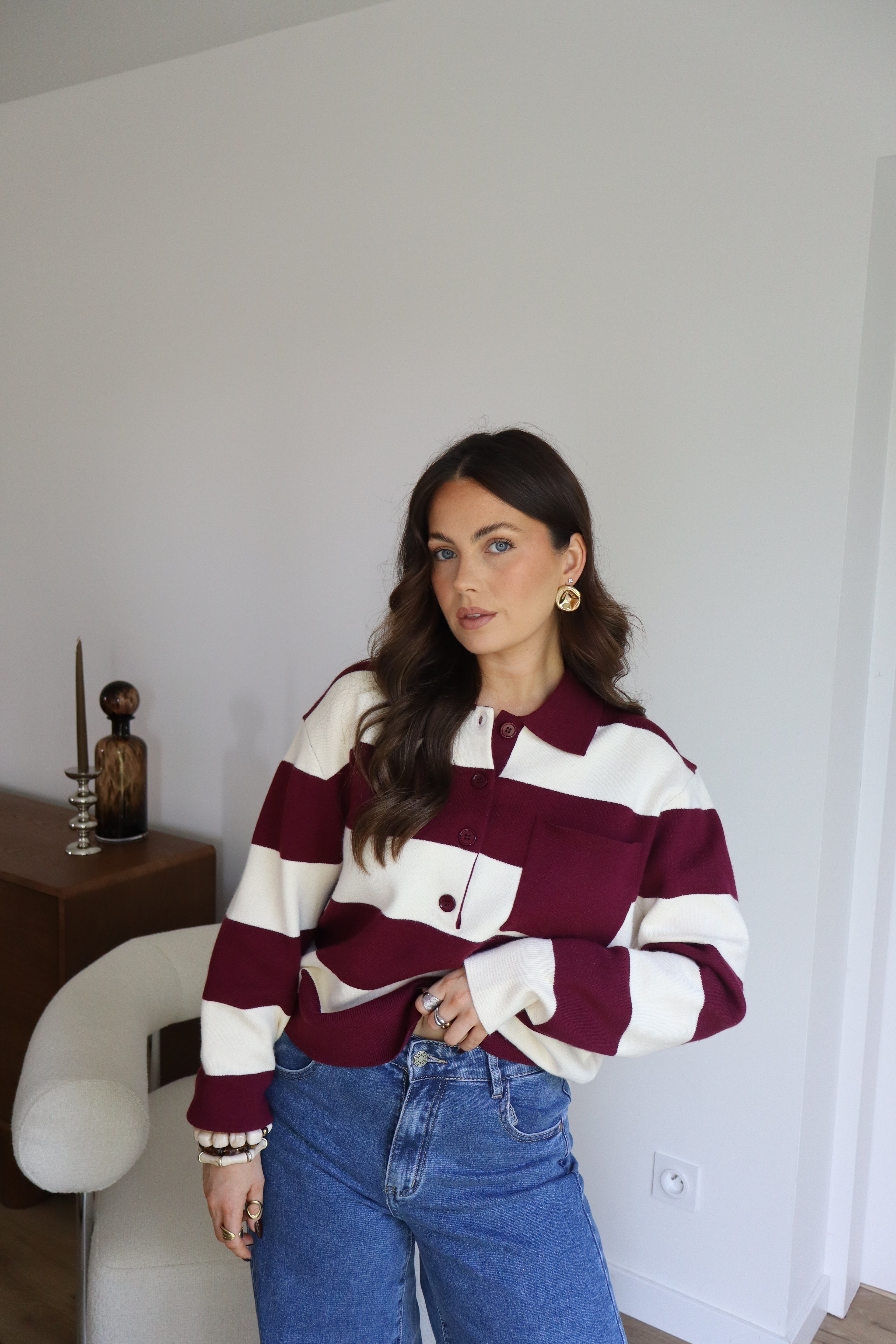 PULL CORRY BORDEAUX