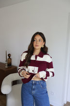 PULL CORRY BORDEAUX