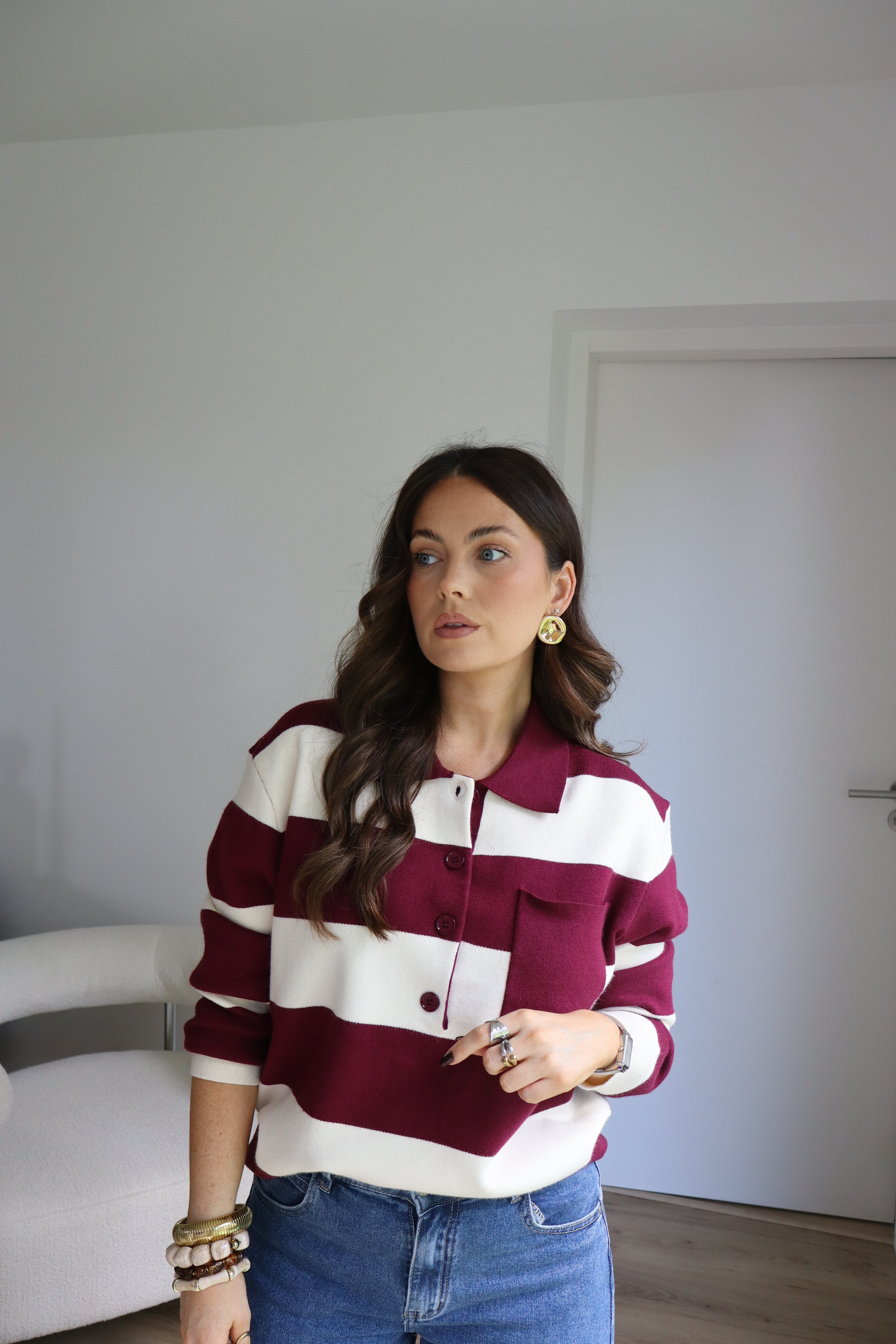 PULL CORRY BORDEAUX