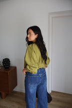 BLOUSE EULALIE OLIVE