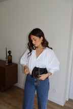 BLOUSE BOULE SARAH BLANCHE