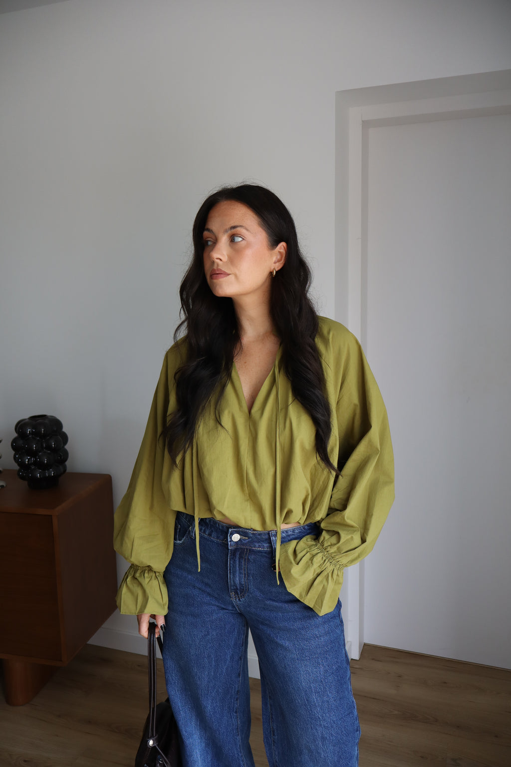 BLOUSE EULALIE OLIVE