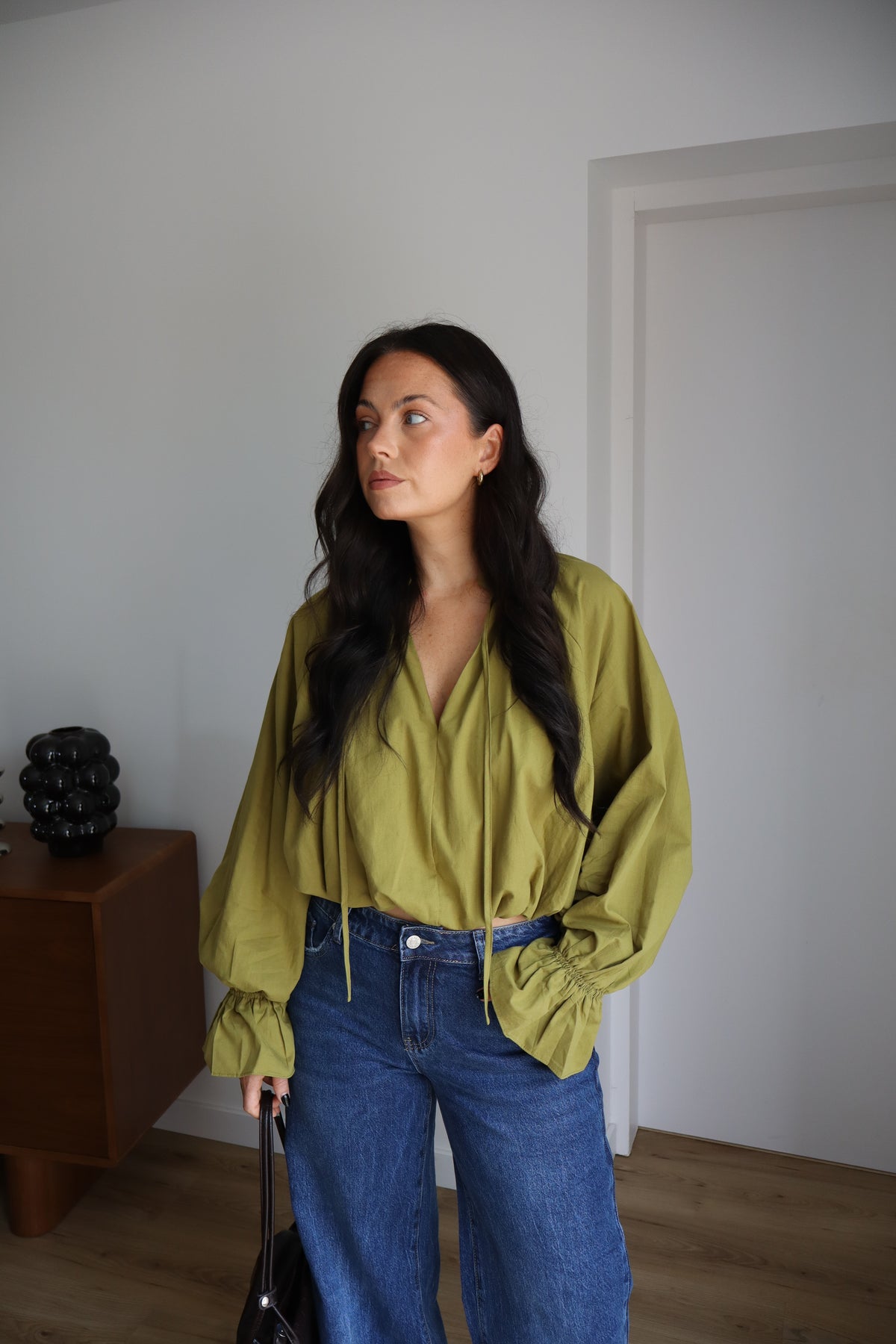 BLOUSE EULALIE OLIVE
