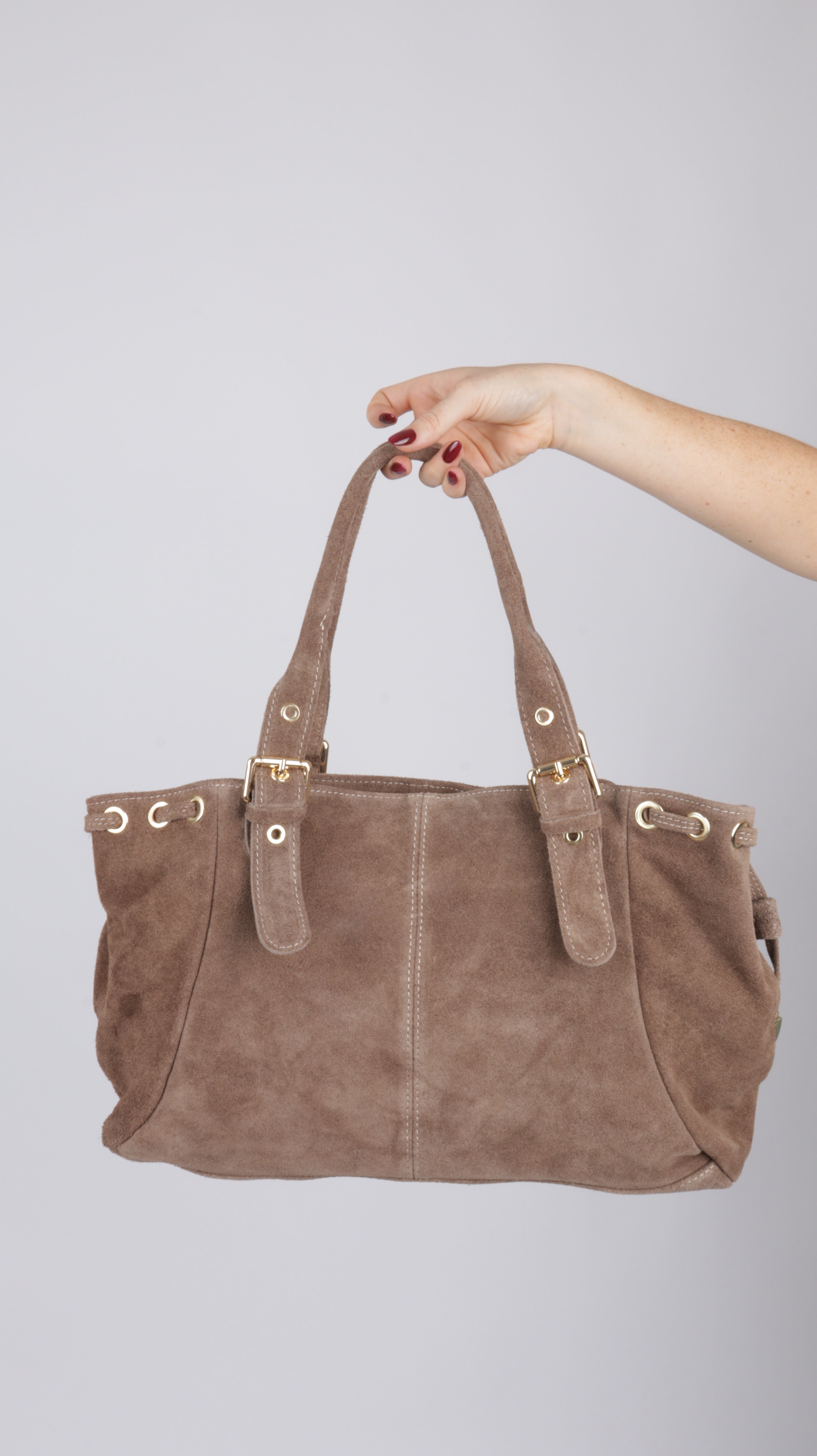 SAC SUEDE LISA TAUPE