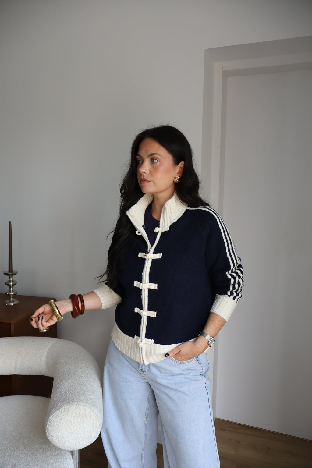 GILET ZIPPÉ ALBA MARINE