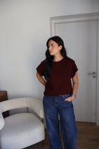 T-SHIRT FELIX BORDEAUX