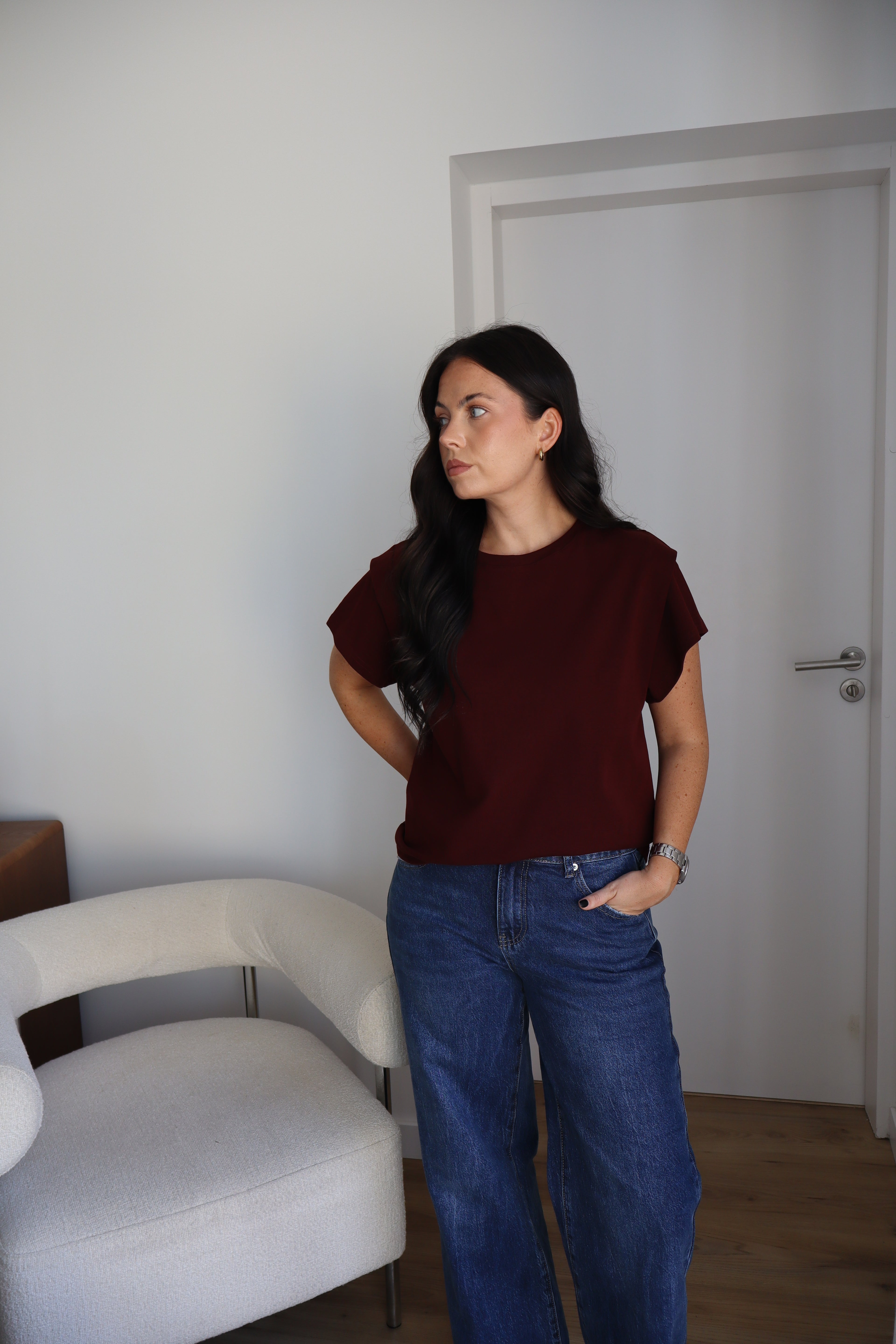 T-SHIRT FELIX BORDEAUX