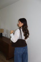 SAC BOWLING CUIR MARRON