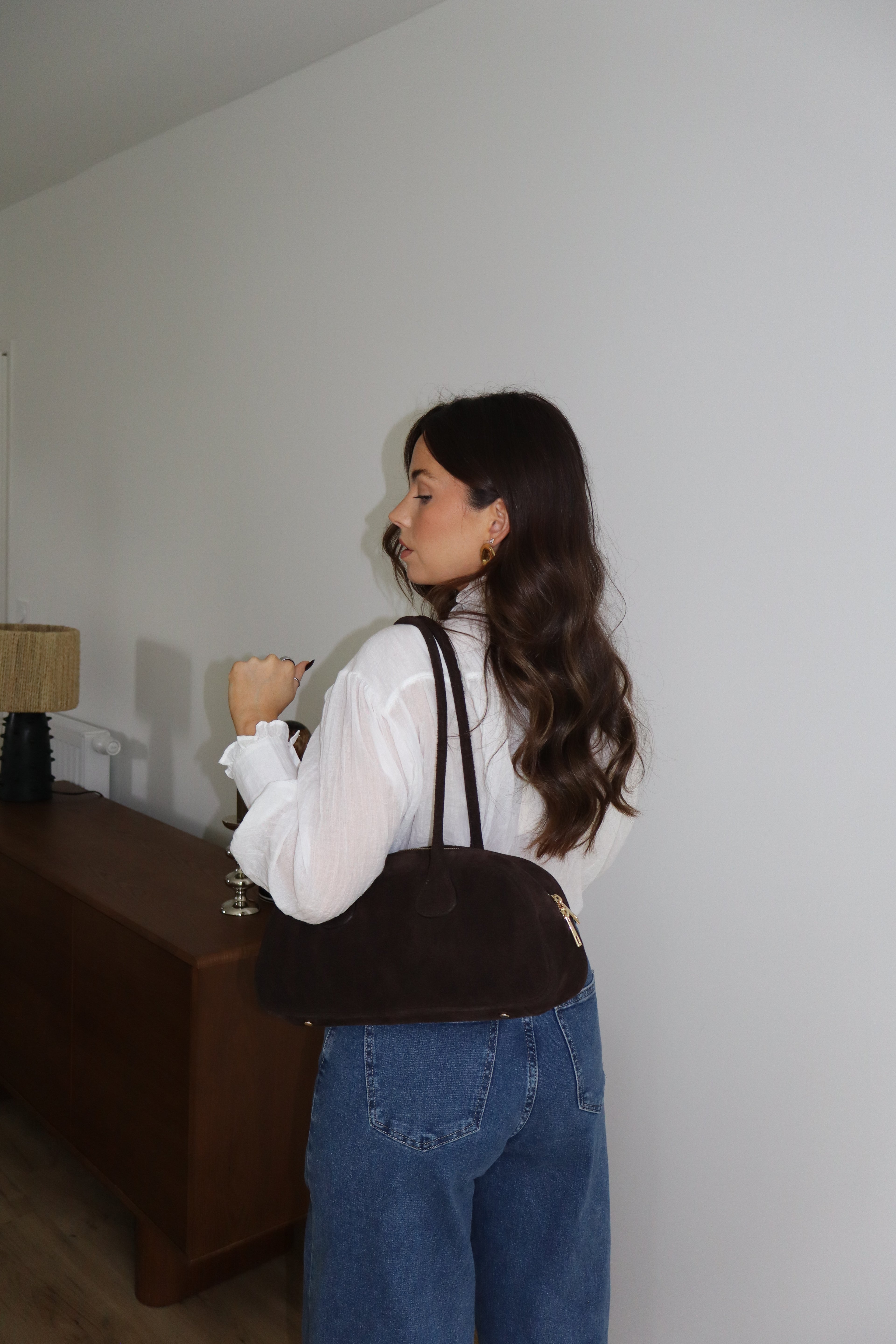 SAC BOWLING CUIR MARRON